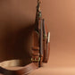 Men's Full Grain Leather RFID Crossbody Bag