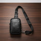Men's Genuine Leather Chest Sling Bag