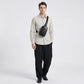 Men's Genuine Leather Chest Sling Bag