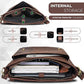 Men's Handcrafted Full-Grain Leather Messenger Bag