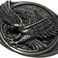 Men's Large Skull Western Belt Buckle, Vintage Silver Cowboy for Men & Women