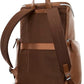 Men's Pebbled Leather Deluxe Backpack – Cognac
