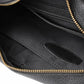 Men's Personalized Black Leather Messenger Bag