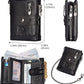 Men's RFID Blocking Genuine Leather Chain Wallet