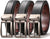 Men's Reversible Leather Belt Set (3-Pack) – Swivel Buckle