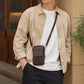 Men's Vegan Leather Crossbody Pouch – Lightweight