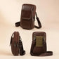 Men's Vegan Leather Crossbody Pouch – Lightweight