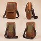 Men's Vegan Leather Crossbody Pouch – Lightweight