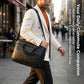Men's Vintage Leather Laptop Briefcase 16" – Crossbody