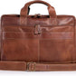 Men's Water Buffalo Leather Office Satchel – 16" Laptop