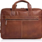 Men's Water Buffalo Leather Office Satchel – 16" Laptop