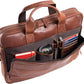 Men's Water Buffalo Leather Office Satchel – 16" Laptop