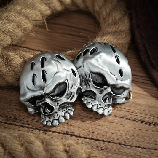 Men's & Women's Skeleton Skull Belt Buckle - Unique Stainless Steel Western Fashion