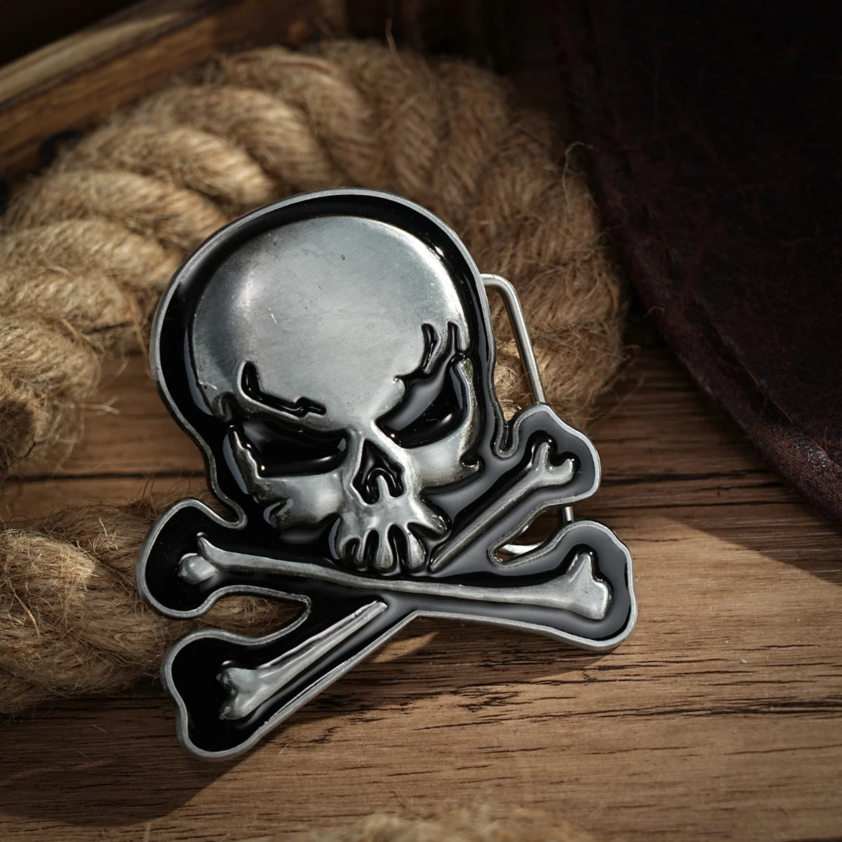 Men's & Women's Skeleton Skull Belt Buckle - Unique Stainless Steel Western Fashion