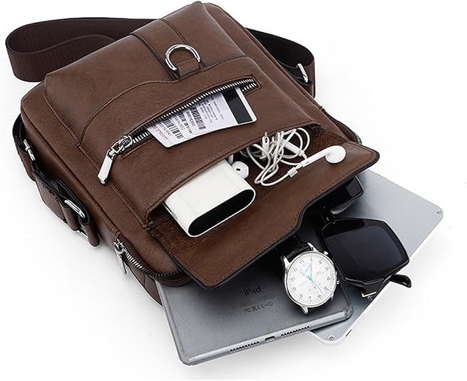Men's Vintage Crossbody Shoulder Bag – Business Casual
