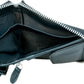 Metal Zip-Around Leather Wallet for Men