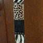 Multi-Pattern Hair-On Hide Belt - Studded Snap Buckle