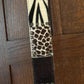 Multi-Pattern Hair-On Hide Belt - Studded Snap Buckle