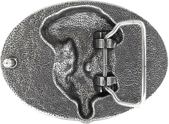Engraved Replacement Belt Buckle - Skull & Western Motifs