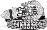 Rhinestone Screw-Lock Western Belt - Bohemian Bling Strap