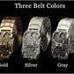 Adjustable Stainless Steel Western Engraved Belt for Men