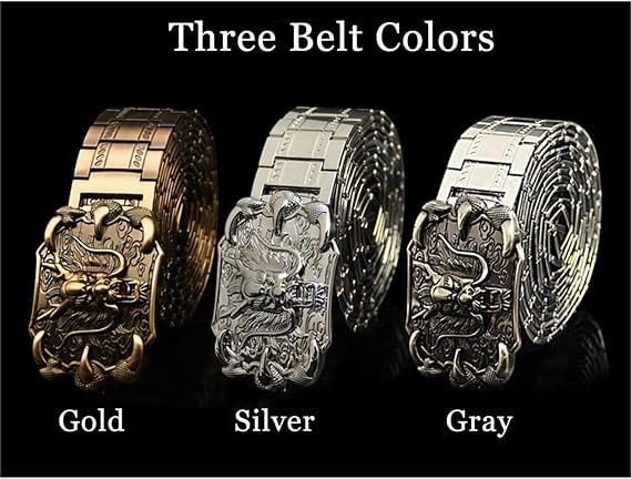 Adjustable Stainless Steel Western Engraved Belt for Men