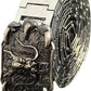 Adjustable Stainless Steel Western Engraved Belt for Men
