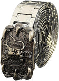 Adjustable Stainless Steel Western Engraved Belt for Men
