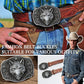 Wolf 3D Western Belt Buckle – Bold Novelty Design