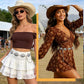 Oval Link Boho Chain Belt - Click Buckle Waist Chain