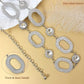 Oval Rhinestone Concho Statement Belt - Heavy Metal Bling