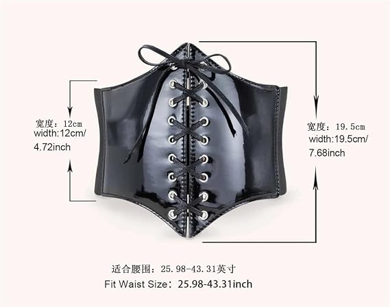 Palace Style Retro Corset Belt - Waist Cinching Elastic