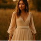 Pearl Tulle Bridal Belt & Headband - 2-in-1 Accessory