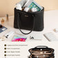 Pebbled Vegan Leather Laptop Tote Bag - 15.6