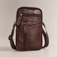 Men's Slim Leather Phone Crossbody Pouch