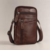 Men's Slim Leather Phone Crossbody Pouch