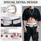 Plastic Buckle Rhinestone Belt - Bling Crystal Cowboy Style