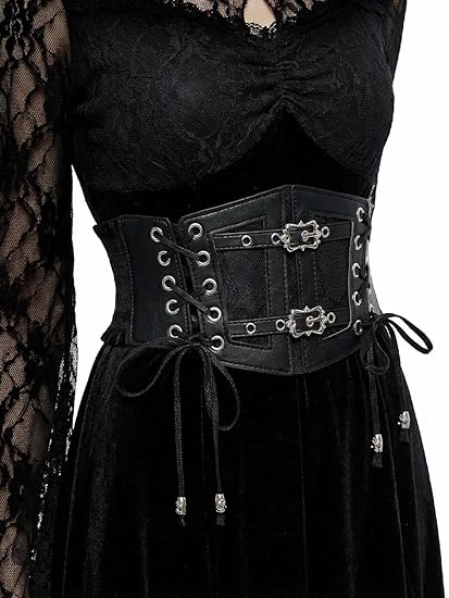 Adjustable Lace-Up Renaissance Corset Belt - Underbust Belt