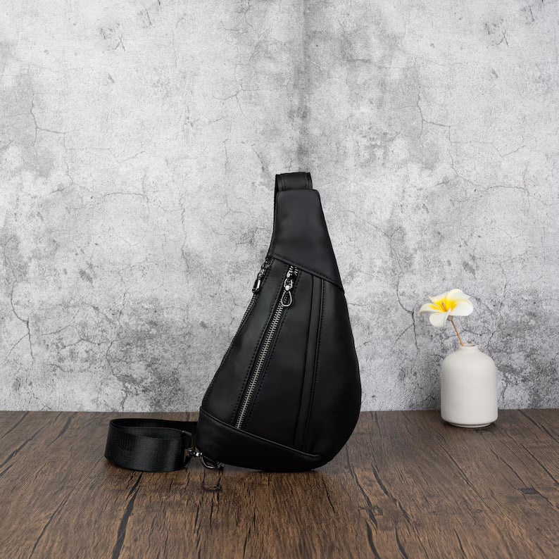 Retro Leather Crossbody Phone Sling Bag