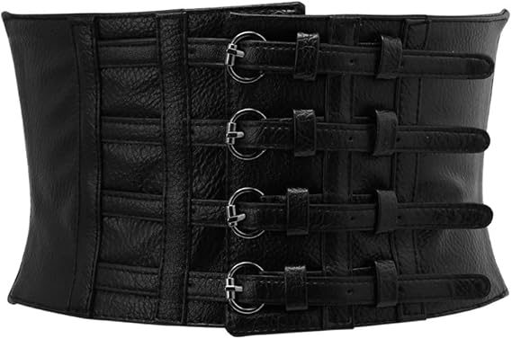 Retro Wide Elastic Corset Waistband - Slimming Belt