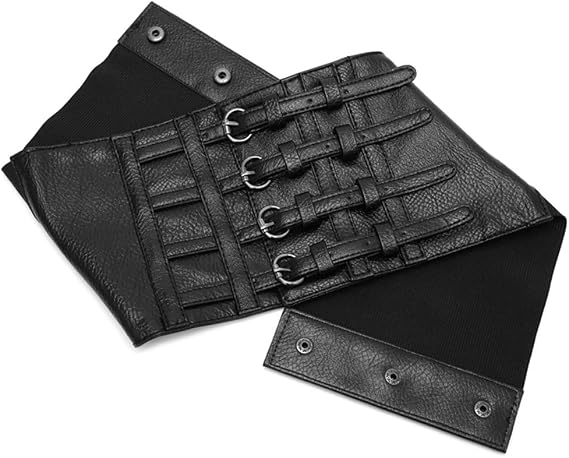 Retro Wide Elastic Corset Waistband - Slimming Belt
