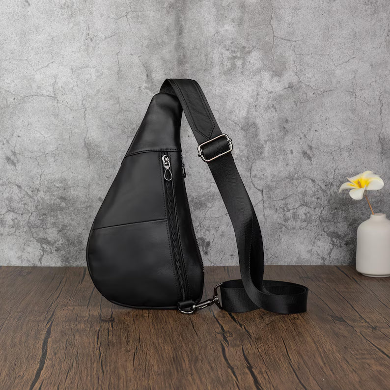 Retro Leather Crossbody Phone Sling Bag
