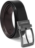 Reversible Leather Belt – Designer Burnished Style