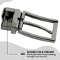 Reversible Nickel Pin Buckle - Casual & Formal Style