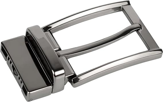 Reversible Nickel Pin Buckle - Casual & Formal Style