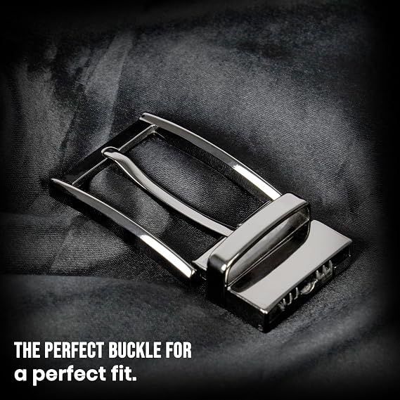 Reversible Nickel Pin Buckle - Casual & Formal Style