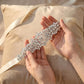 Rhinestone Bead Bow Bridal Belt - Curve-Enhancing Sash