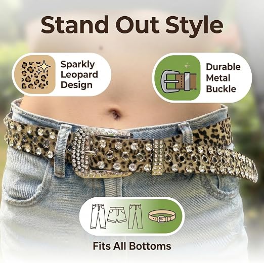 Rhinestone Bedazzled Distressed Denim Cap - Bling Gift