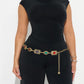 Rhinestone Diamond Concho Chain Belt - Bling Waist Chain