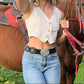 Rhinestone Concho Disc Belt - Wide Boho Cowgirl Style